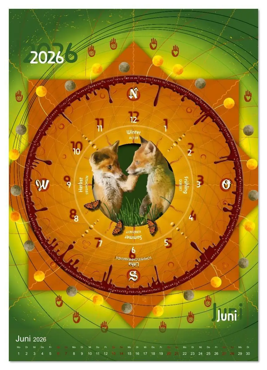 Bild: 9783516632538 | Jahreskreise (Wandkalender 2026 DIN A3 hoch), CALVENDO Monatskalender