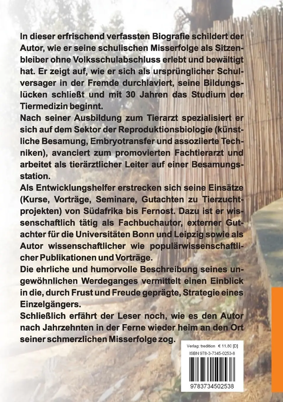 Rückseite: 9783734502538 | Memoiren eines Sitzenbleibers | Albert Görlach | Taschenbuch | 196 S.
