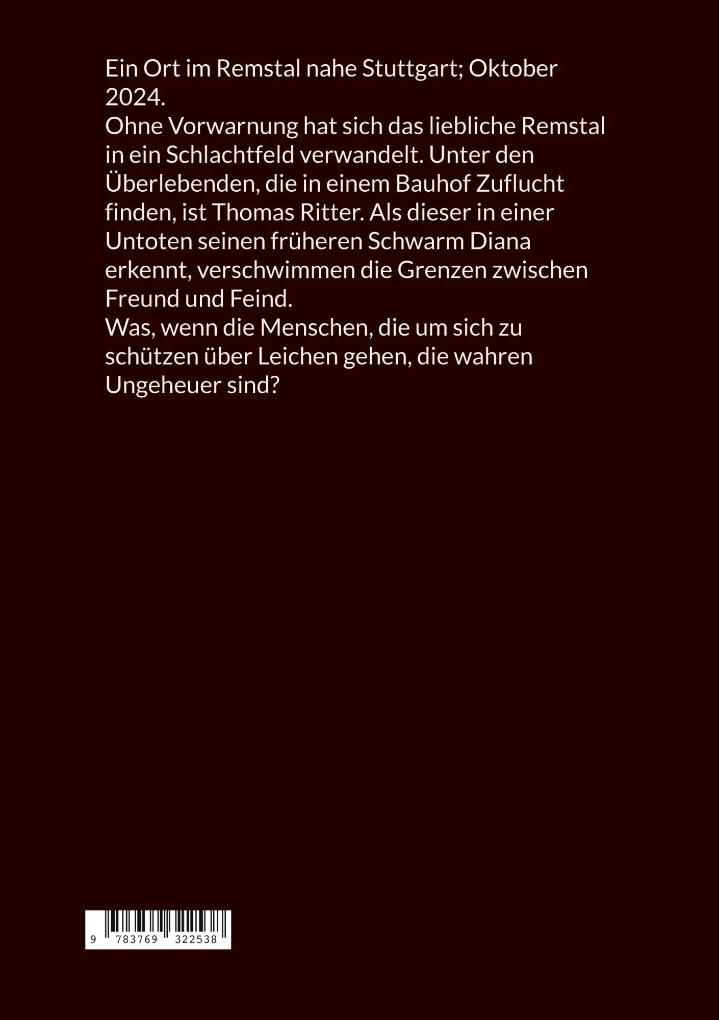Rückseite: 9783769322538 | Ein Funken Menschlichkeit | Eine Zombie Horror Novelle | Ravenhurst