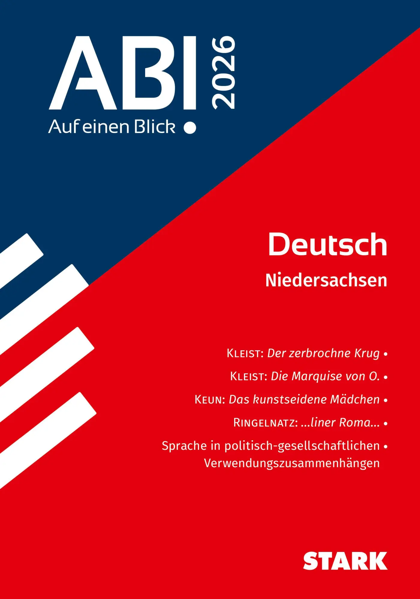 Cover: 9783849062538 | STARK Deutsch - Abi - Auf einen Blick! 2026 Niedersachsen | Buch