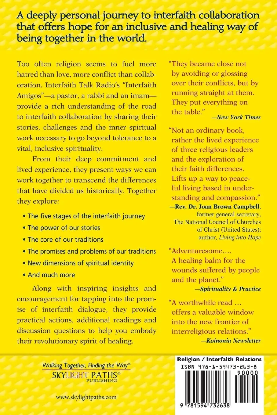 Rückseite: 9781594732638 | Getting to Heart of Interfaith | Pastor Don Mackenzie (u. a.) | Buch