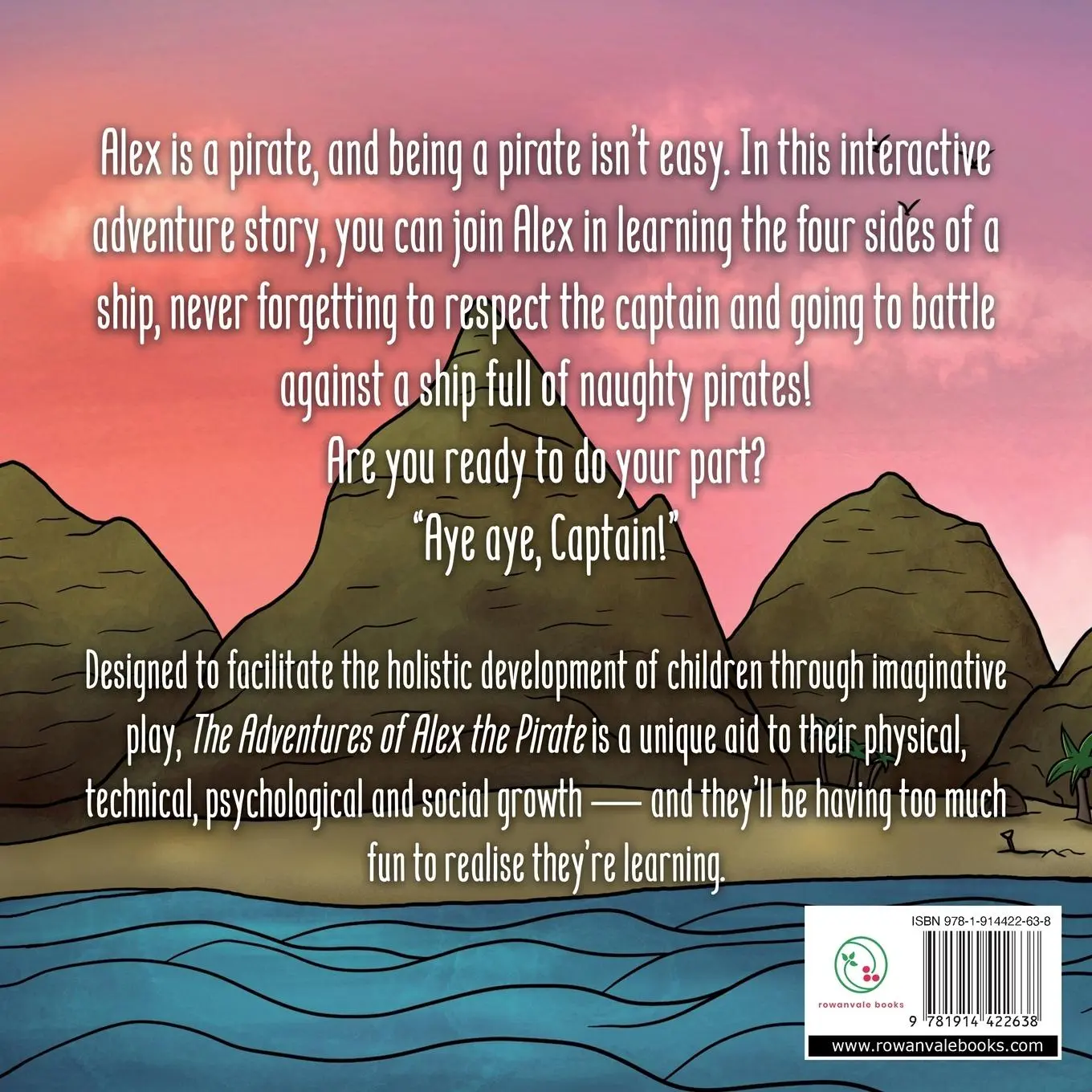 Rückseite: 9781914422638 | The Adventures of Alex the Pirate | Treasure Island | Tom Oldaker