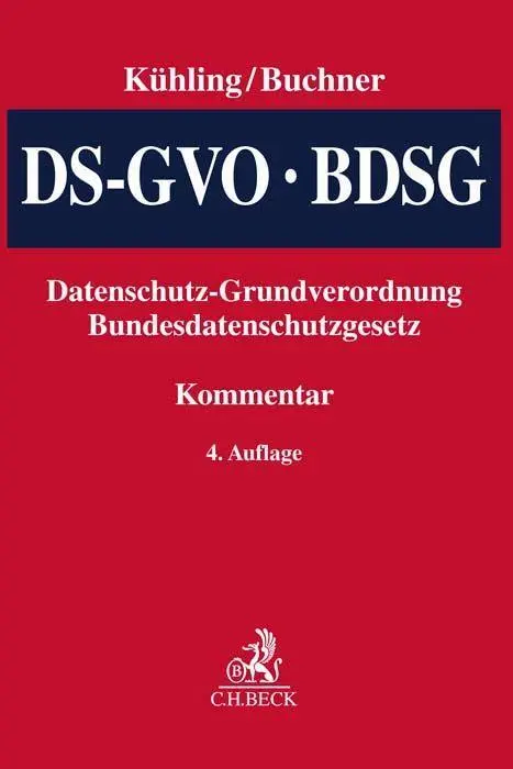 Cover: 9783406802638 | Datenschutz-Grundverordnung / BDSG | Jürgen Kühling (u. a.) | Buch