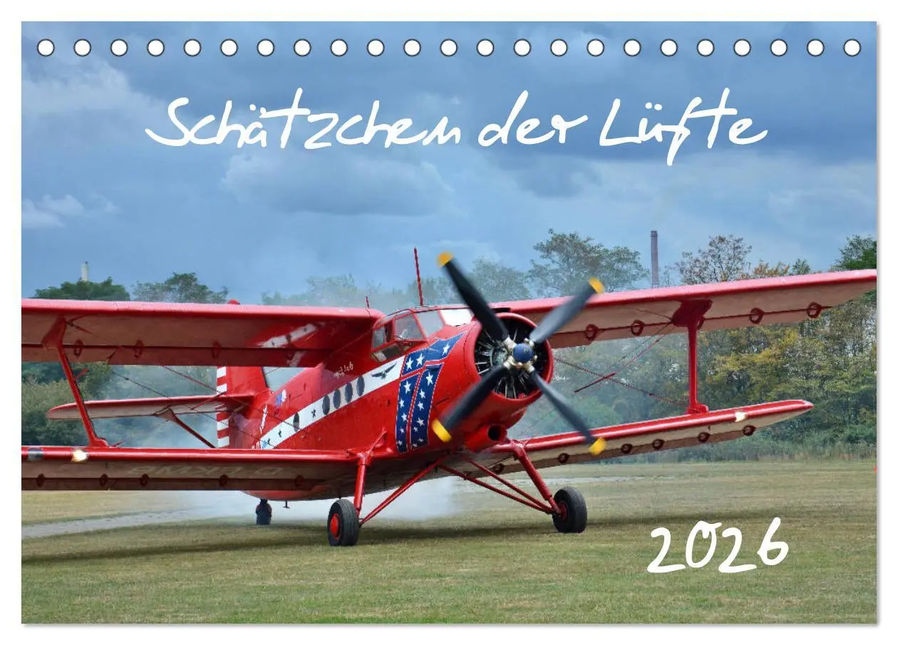 Cover: 9783457772638 | Schätzchen der Lüfte (Tischkalender 2026 DIN A5 quer), CALVENDO...
