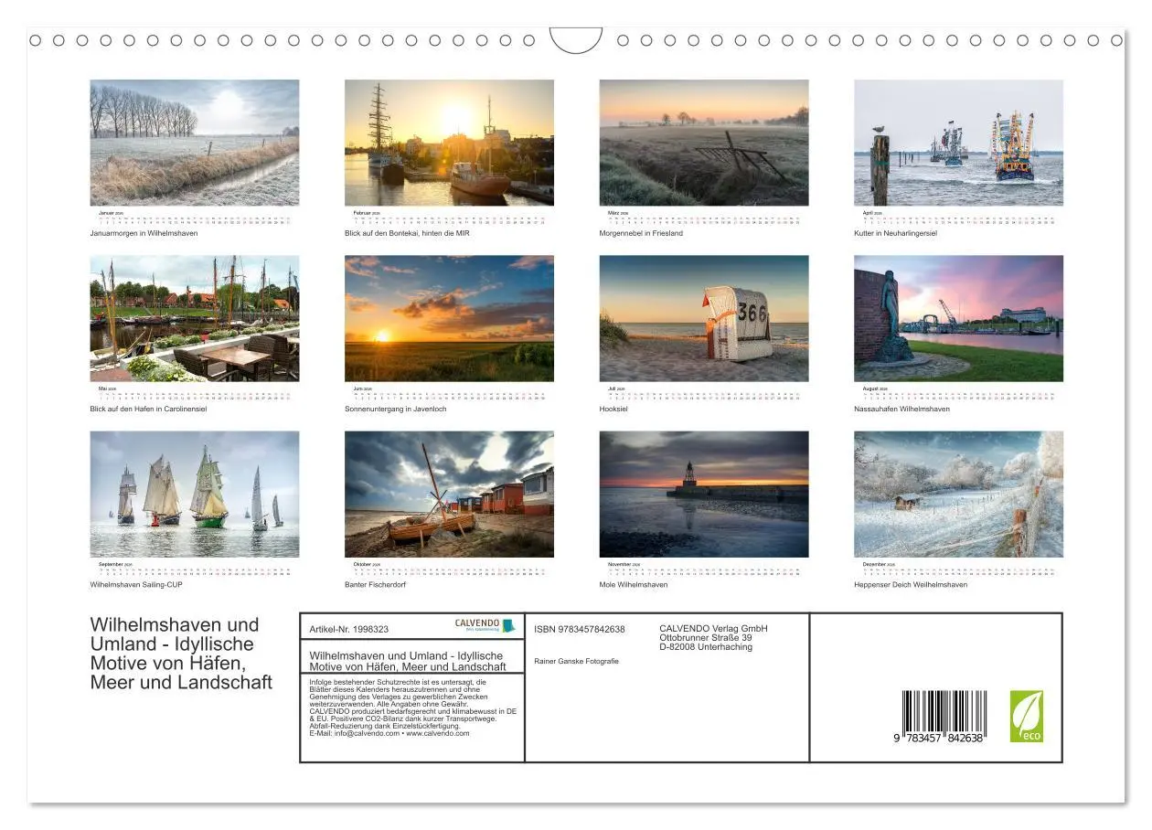 Bild: 9783457842638 | Wilhelmshaven und Umland - Idyllische Motive von Häfen, Meer und...