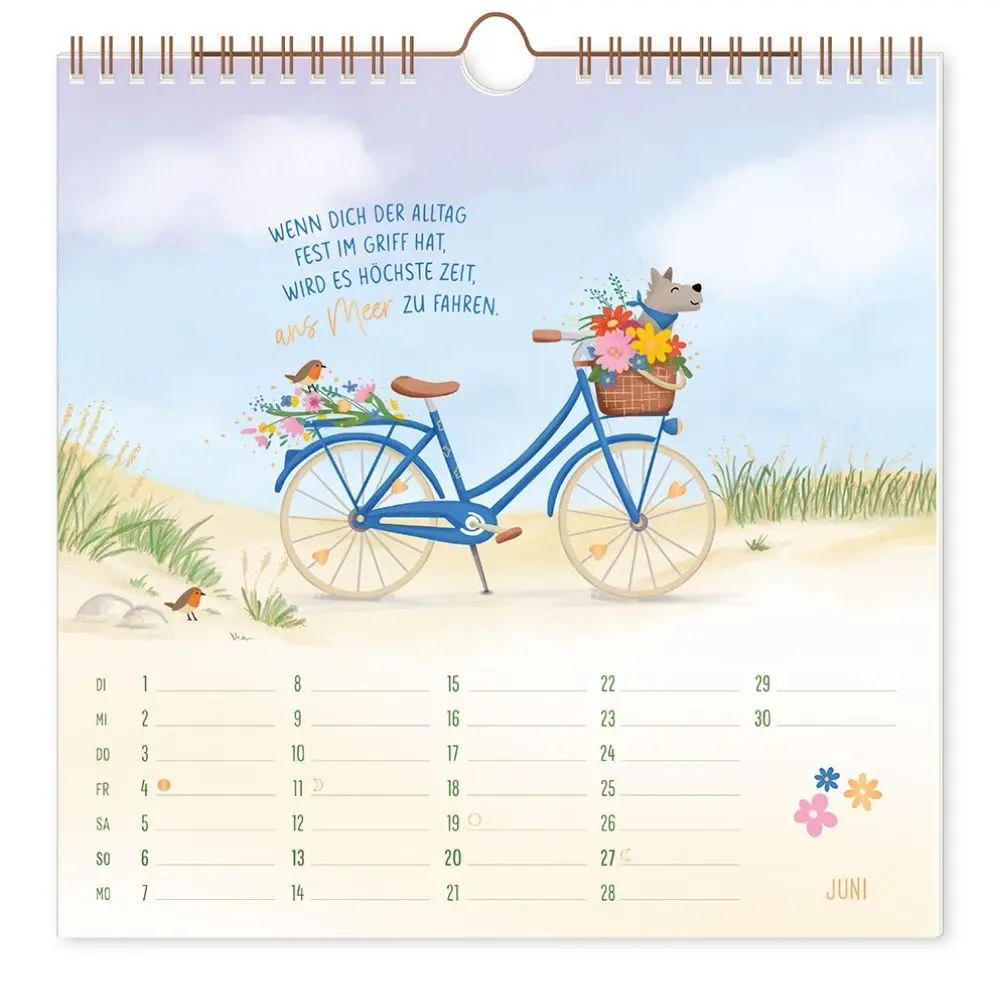 Bild: 9783986362638 | Wandkalender quadratisch 2027 Herzenswünsche | Wandkalender | Original
