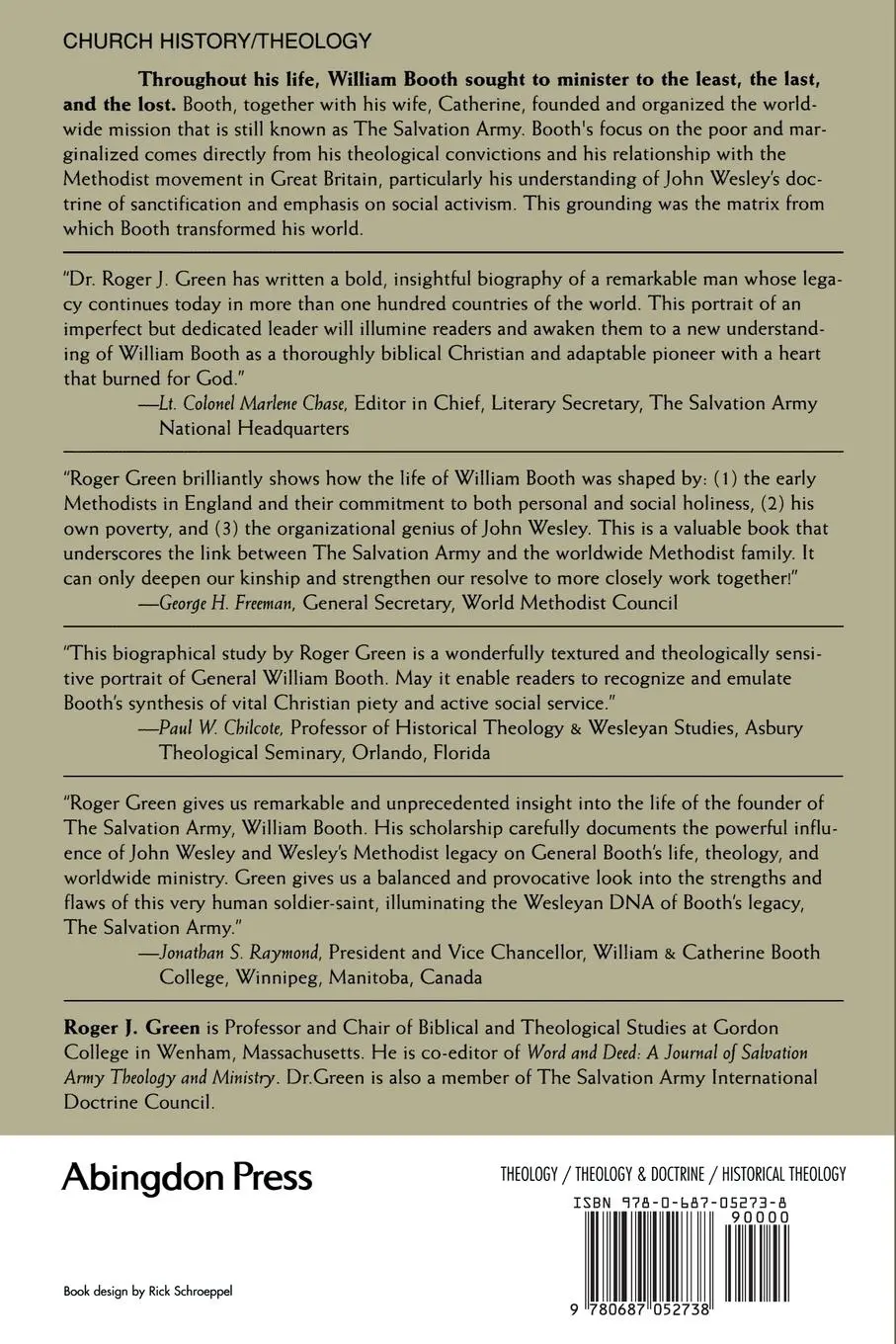 Rückseite: 9780687052738 | The Life and Ministry of William Booth | Founder of the Salvation Army