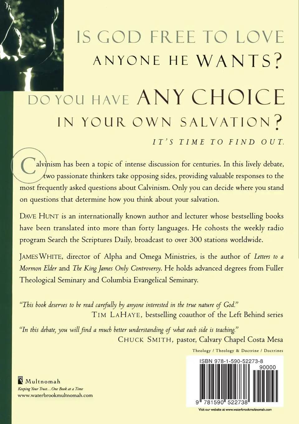 Rückseite: 9781590522738 | Debating Calvinism | Five Points, Two Views | Dave Hunt (u. a.) | Buch