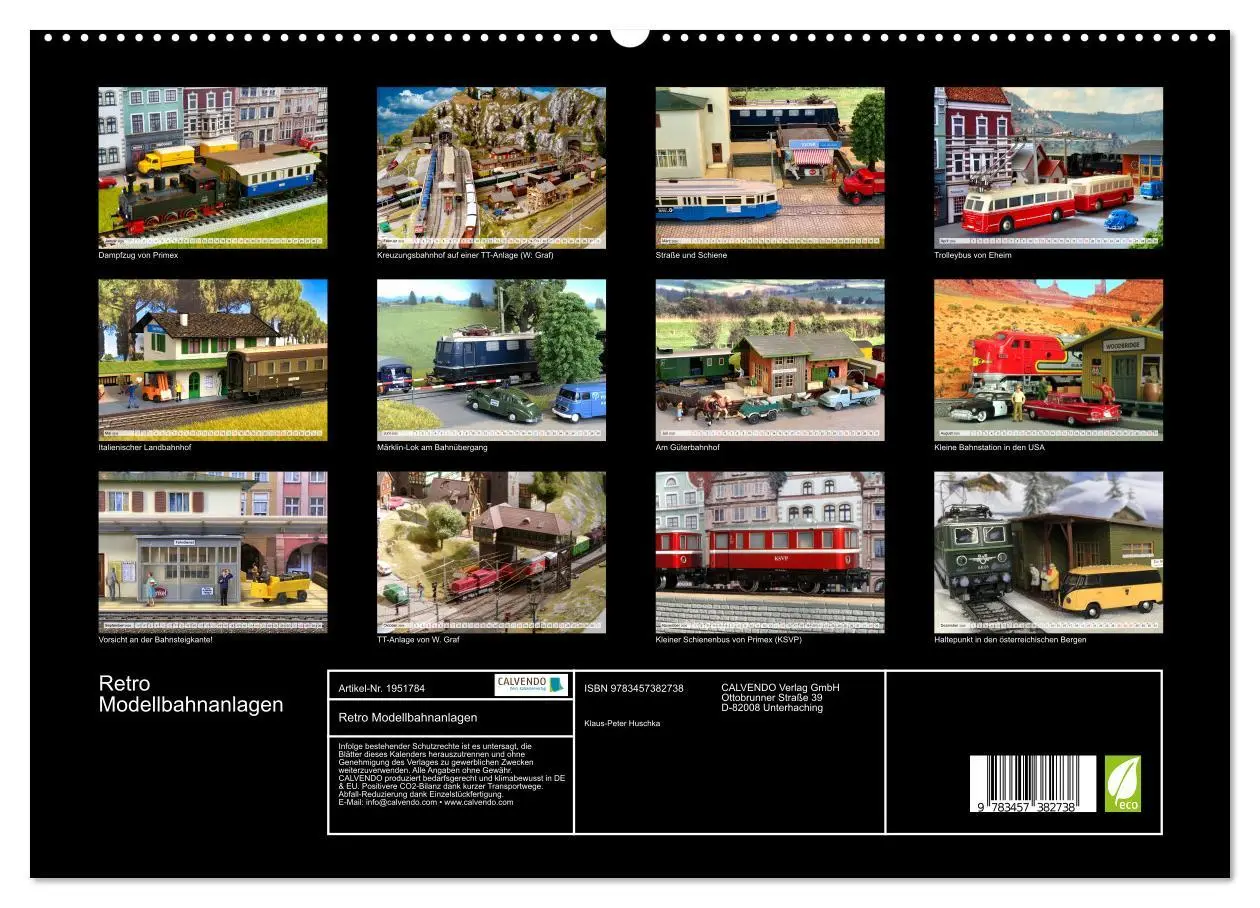 Bild: 9783457382738 | Retro Modellbahnanlagen (hochwertiger Premium Wandkalender 2026 DIN...