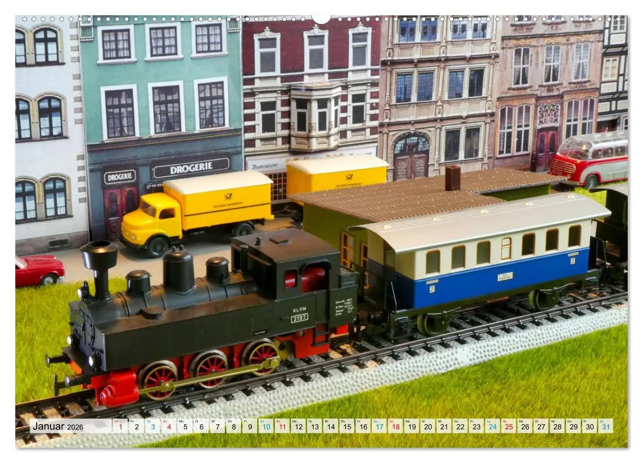 Bild: 9783457382738 | Retro Modellbahnanlagen (hochwertiger Premium Wandkalender 2026 DIN...