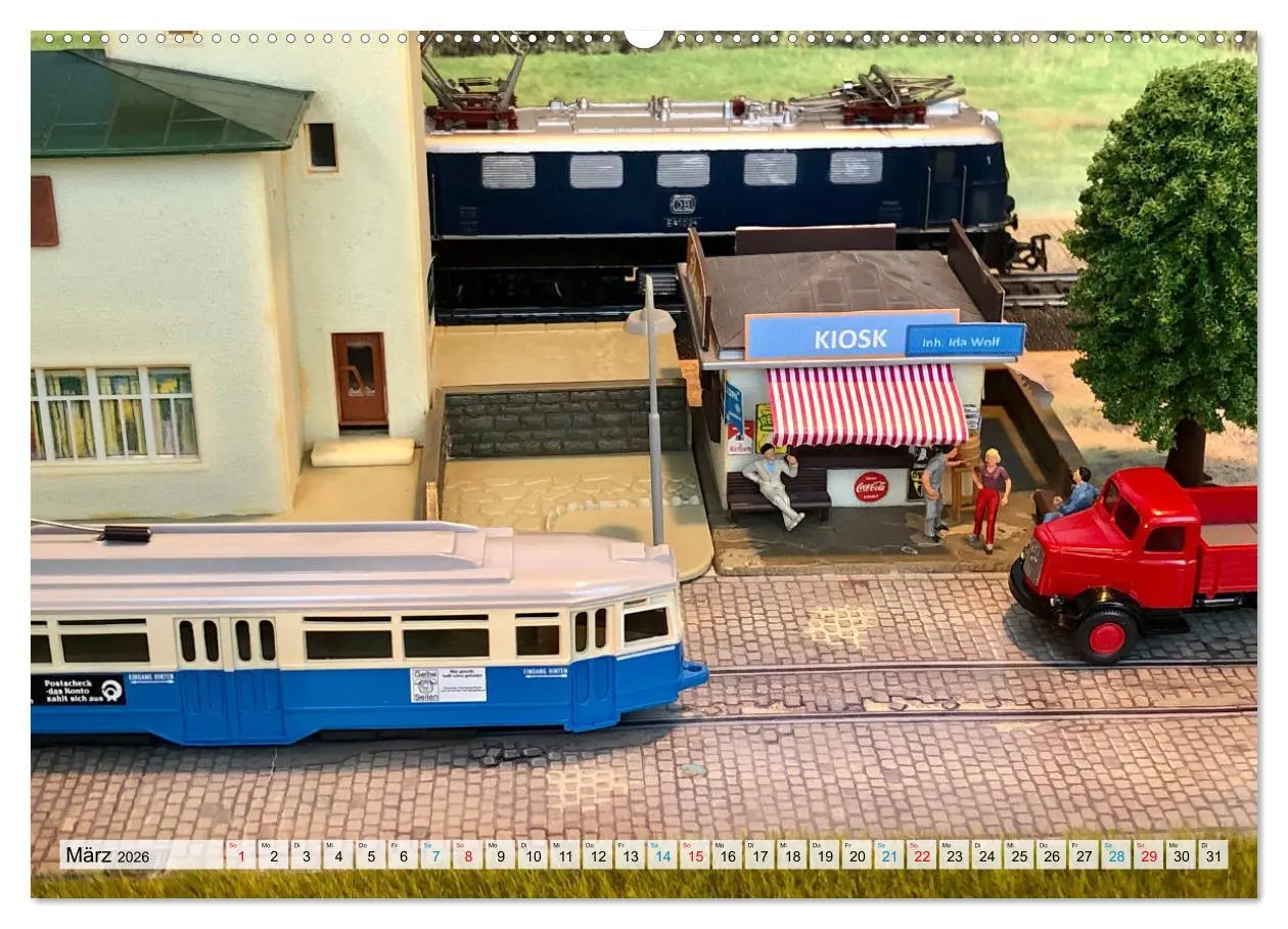 Bild: 9783457382738 | Retro Modellbahnanlagen (hochwertiger Premium Wandkalender 2026 DIN...