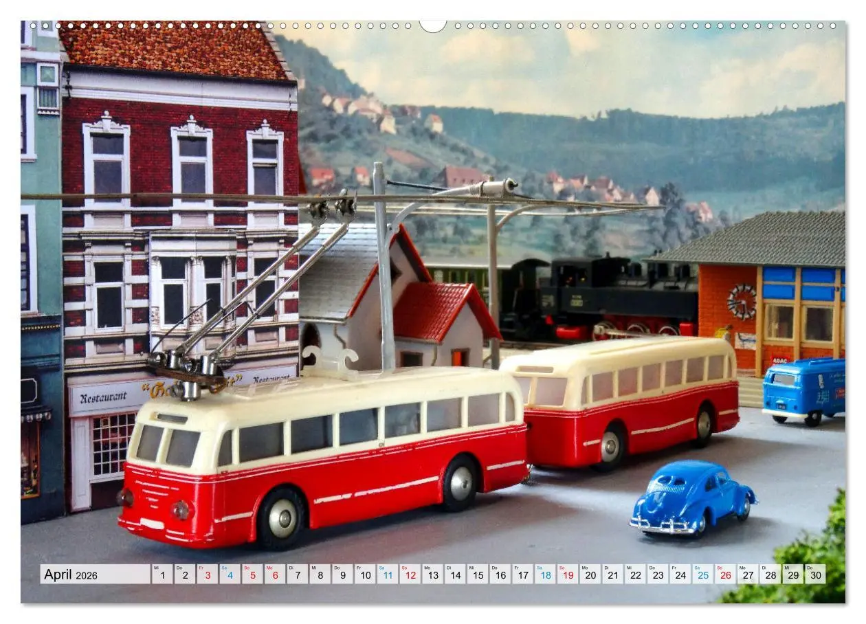 Bild: 9783457382738 | Retro Modellbahnanlagen (hochwertiger Premium Wandkalender 2026 DIN...