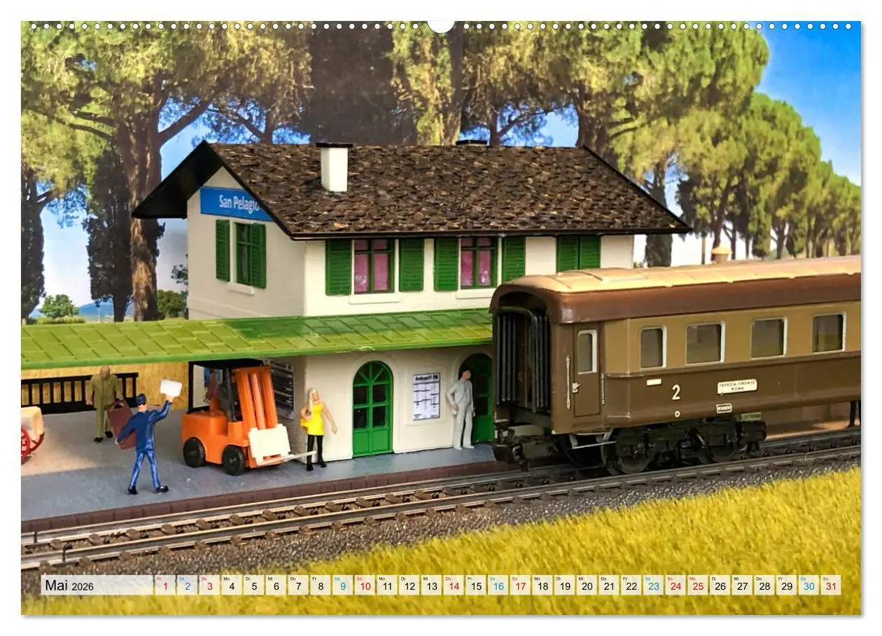 Bild: 9783457382738 | Retro Modellbahnanlagen (hochwertiger Premium Wandkalender 2026 DIN...