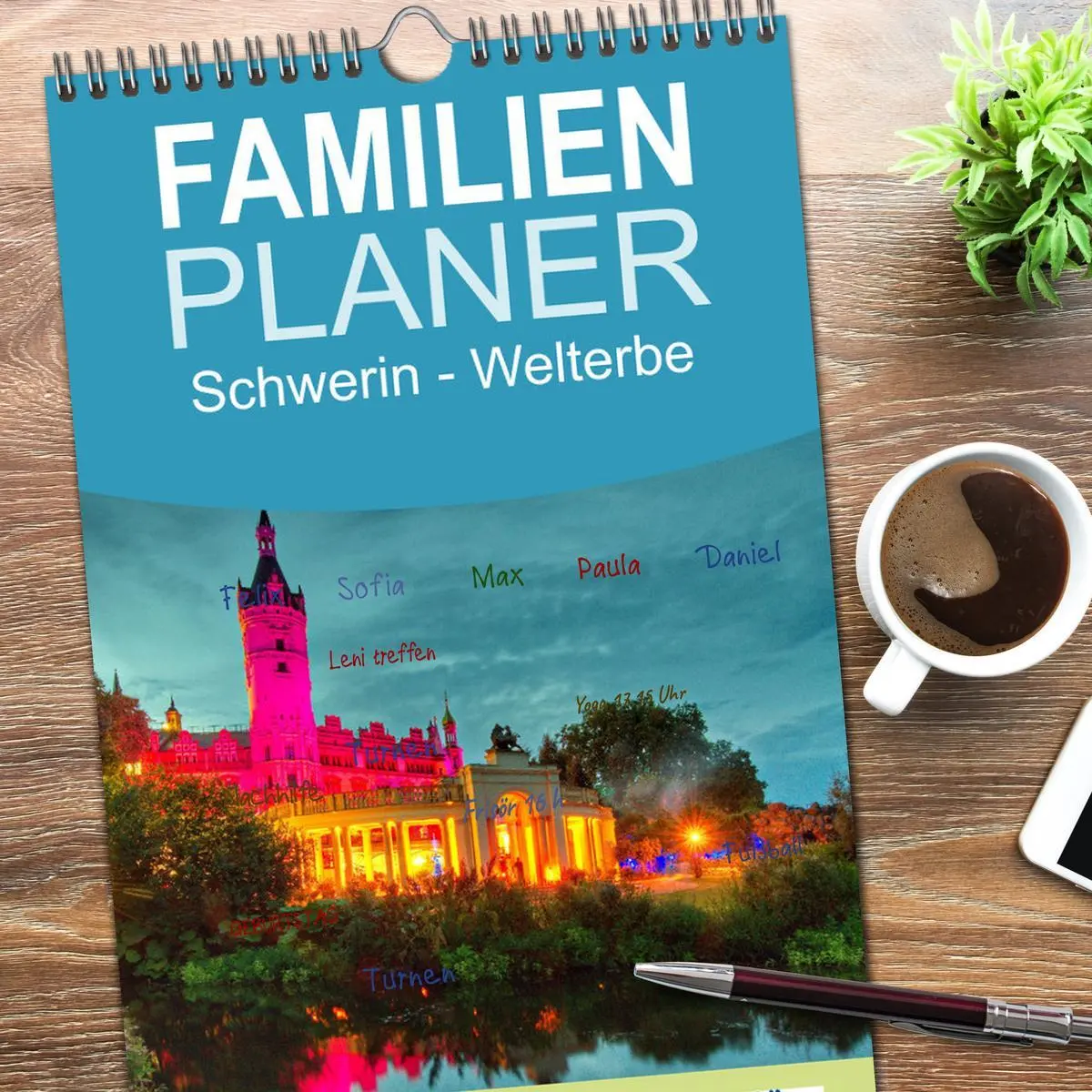 Bild: 9783516612738 | Familienplaner 2026 - Schwerin - Welterbe mit 5 Spalten...