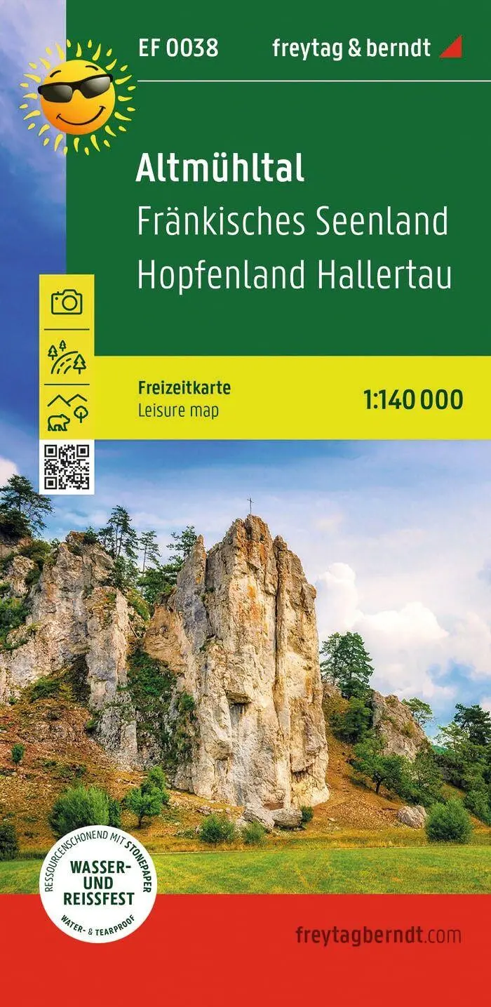 Cover: 9783707922738 | freytag &amp; berndt Freizeitkarte Altmühltal, Fränkisches Seenland,...
