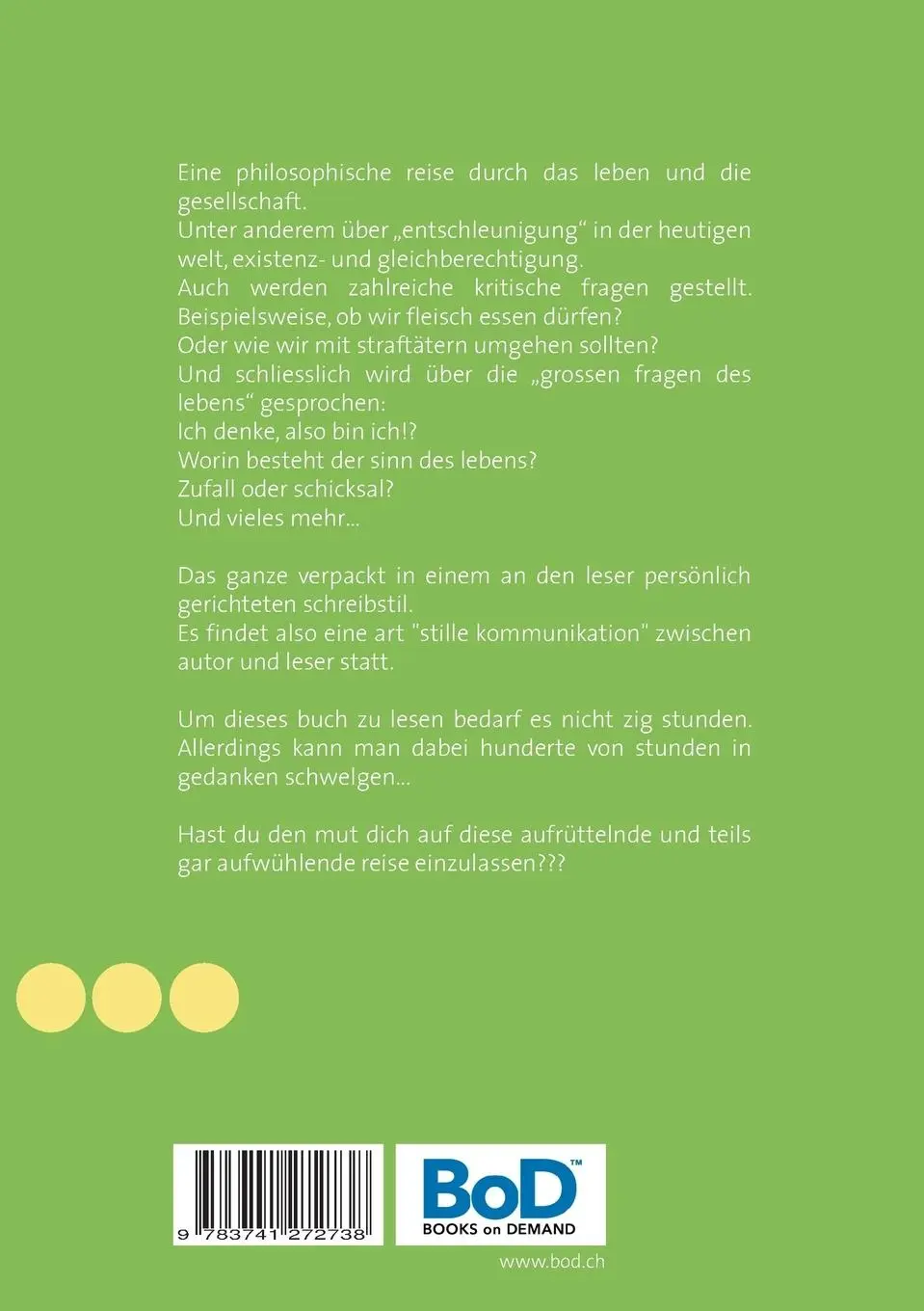Rückseite: 9783741272738 | Ich liebe die Erde! Ich hasse die Welt! | Bin ich schizophren? | Buch