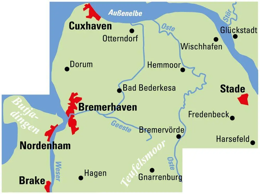 Bild: 9783969902738 | BVA ADFC Regionalkarte Cuxhaven Bremerhaven 1:75.000 | V. (u. a.)