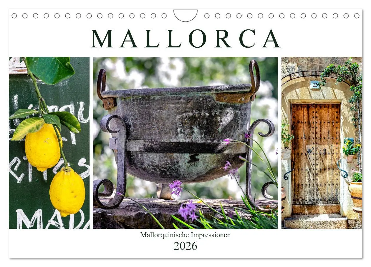 Cover: 9783457822838 | Mallorca - Mallorquinische Impressionen (Wandkalender 2026 DIN A4...