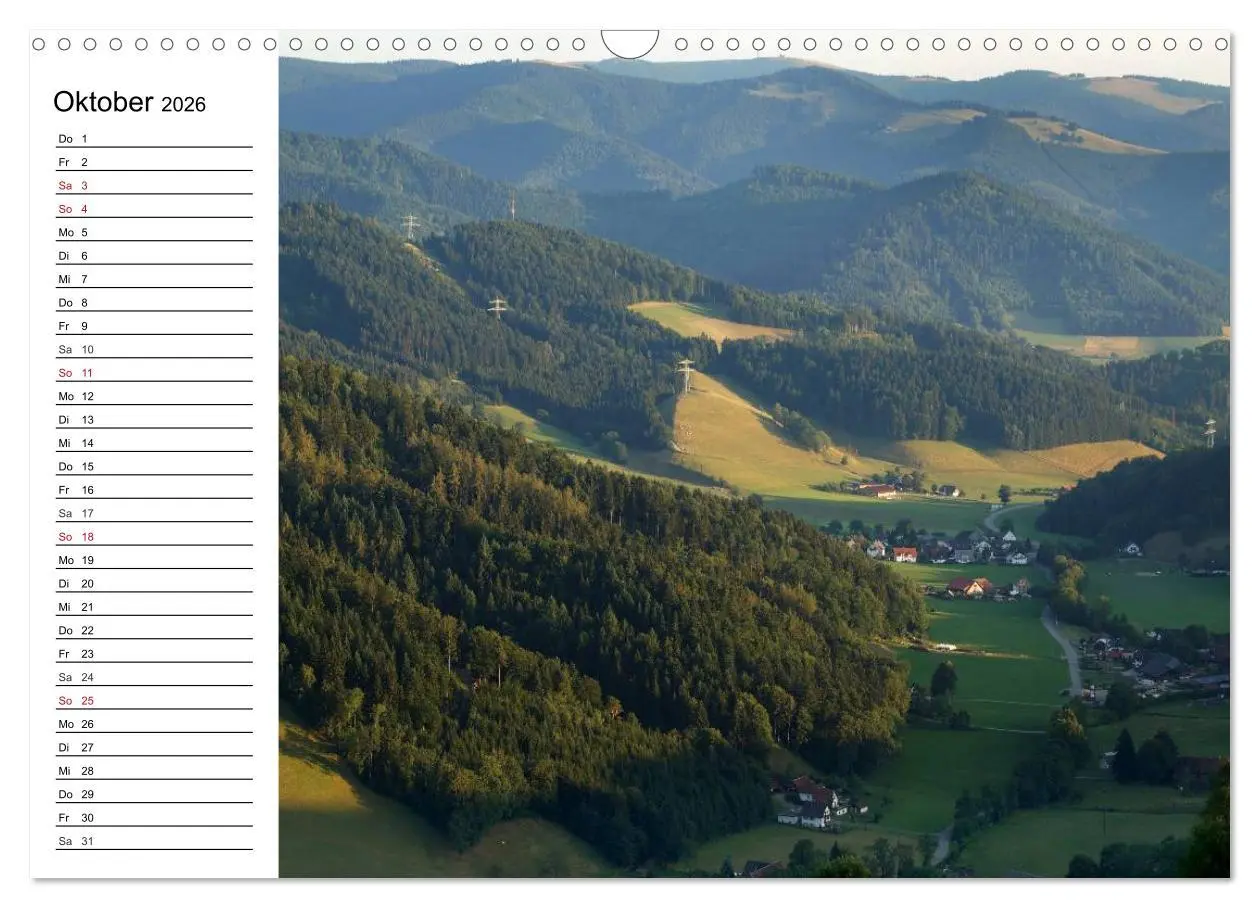 Bild: 9783457992838 | Südschwarzwald - Impressionen (Wandkalender 2026 DIN A3 quer),...