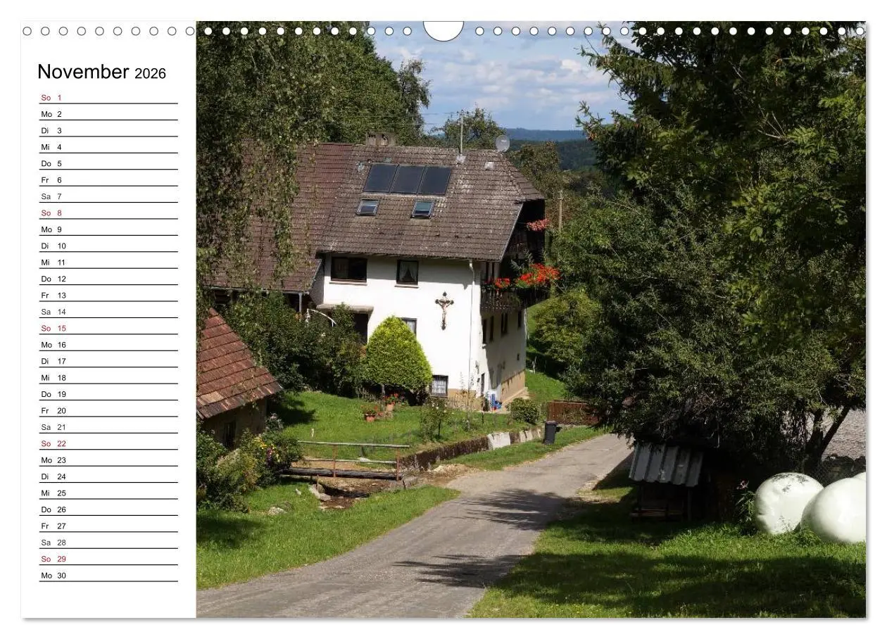 Bild: 9783457992838 | Südschwarzwald - Impressionen (Wandkalender 2026 DIN A3 quer),...