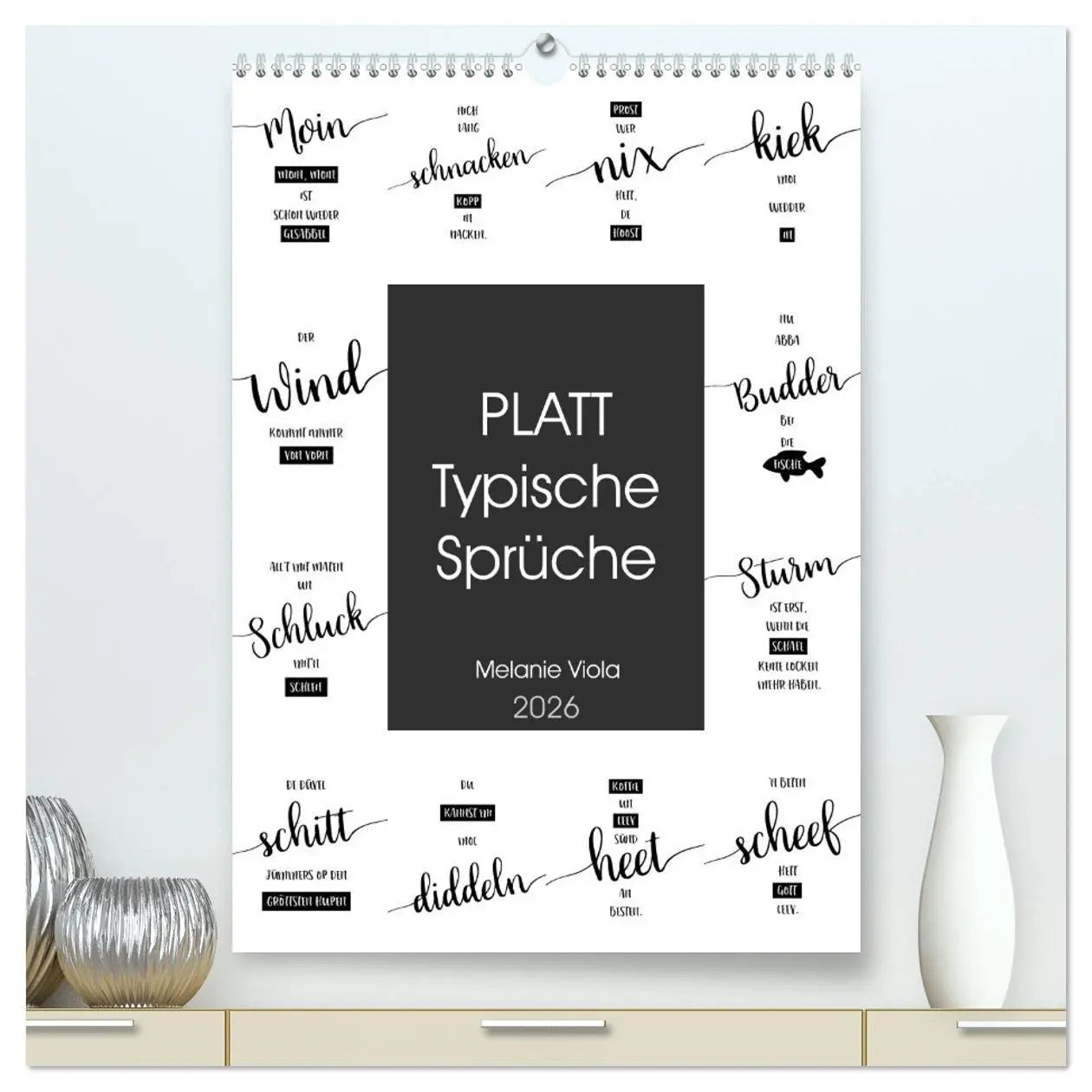 Cover: 9783516392838 | PLATT Typische Sprüche (hochwertiger Premium Wandkalender 2026 DIN...