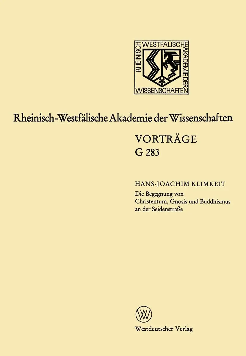Cover: 9783531072838 | Die Begegnung von Christentum, Gnosis und Buddhismus an der...