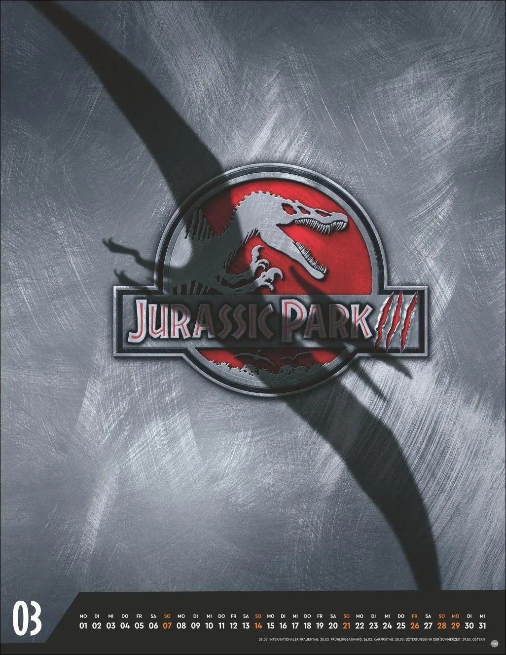 Bild: 9783756422838 | Jurassic Filmplakate Posterkalender 2027 | Kalender | 14 S. | Deutsch