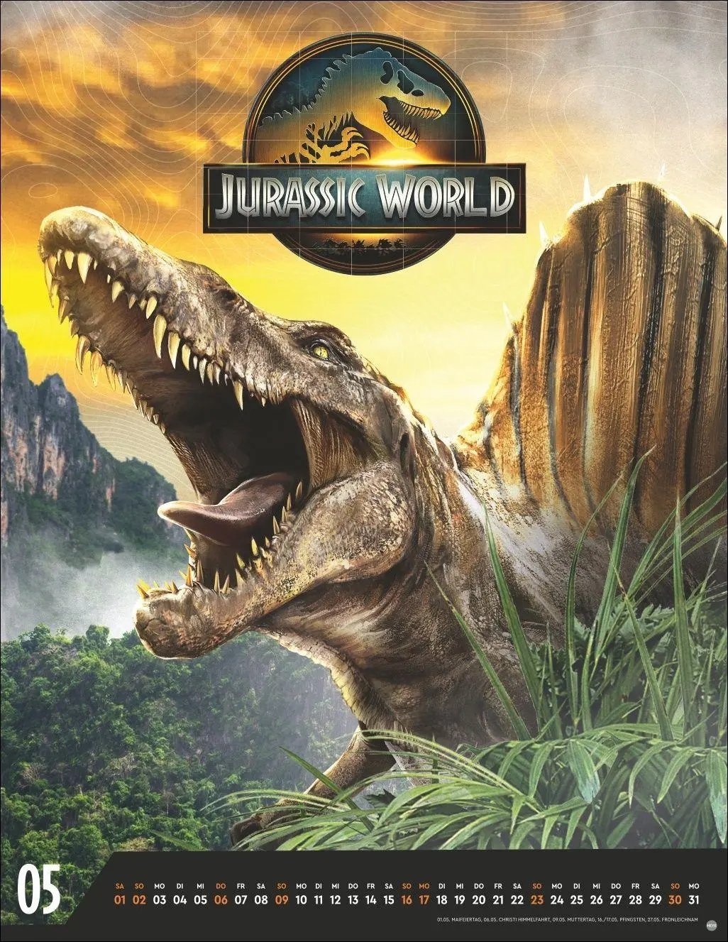 Bild: 9783756422838 | Jurassic Filmplakate Posterkalender 2027 | Kalender | 14 S. | Deutsch