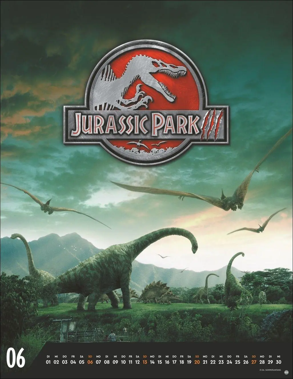 Bild: 9783756422838 | Jurassic Filmplakate Posterkalender 2027 | Kalender | 14 S. | Deutsch