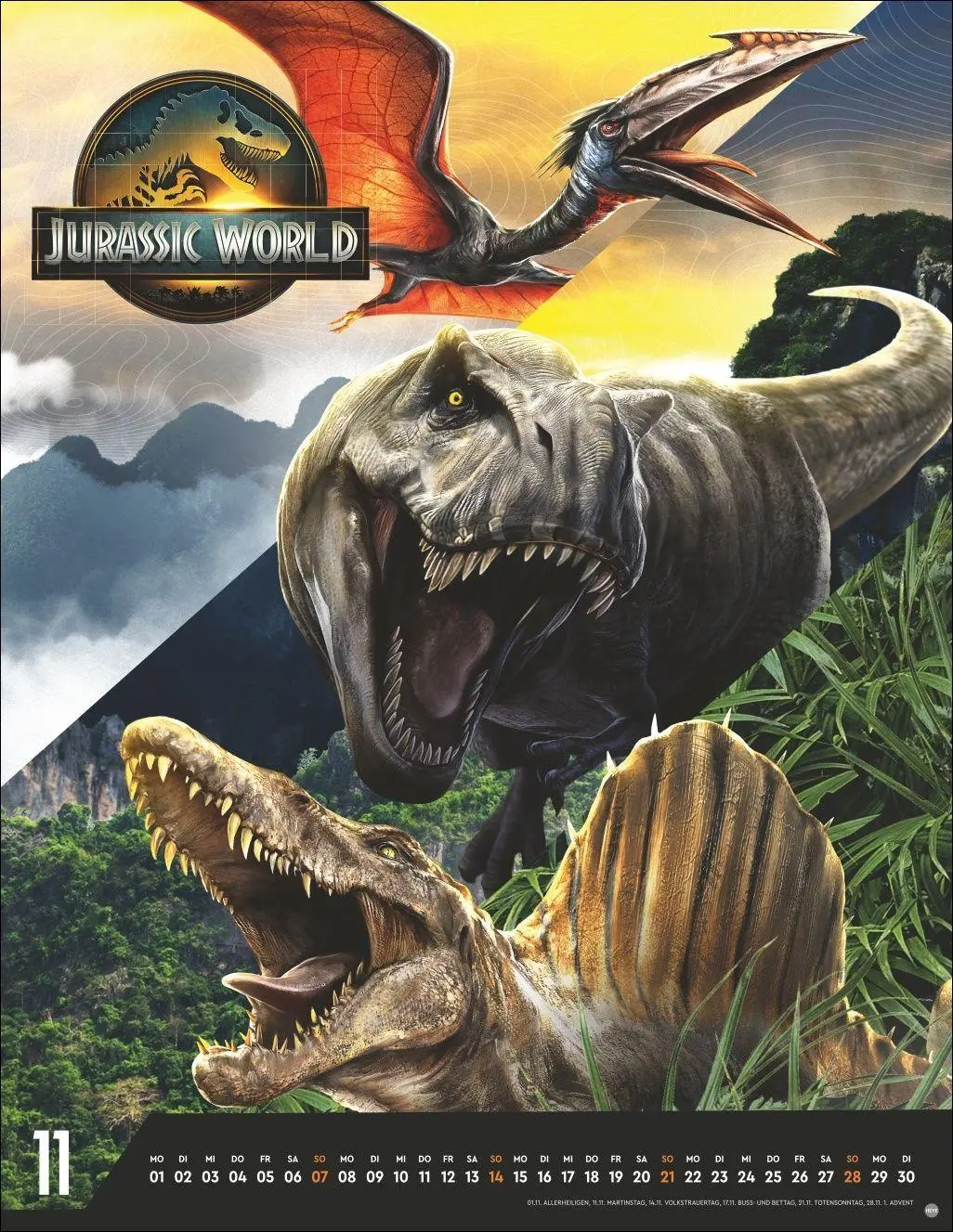 Bild: 9783756422838 | Jurassic Filmplakate Posterkalender 2027 | Kalender | 14 S. | Deutsch
