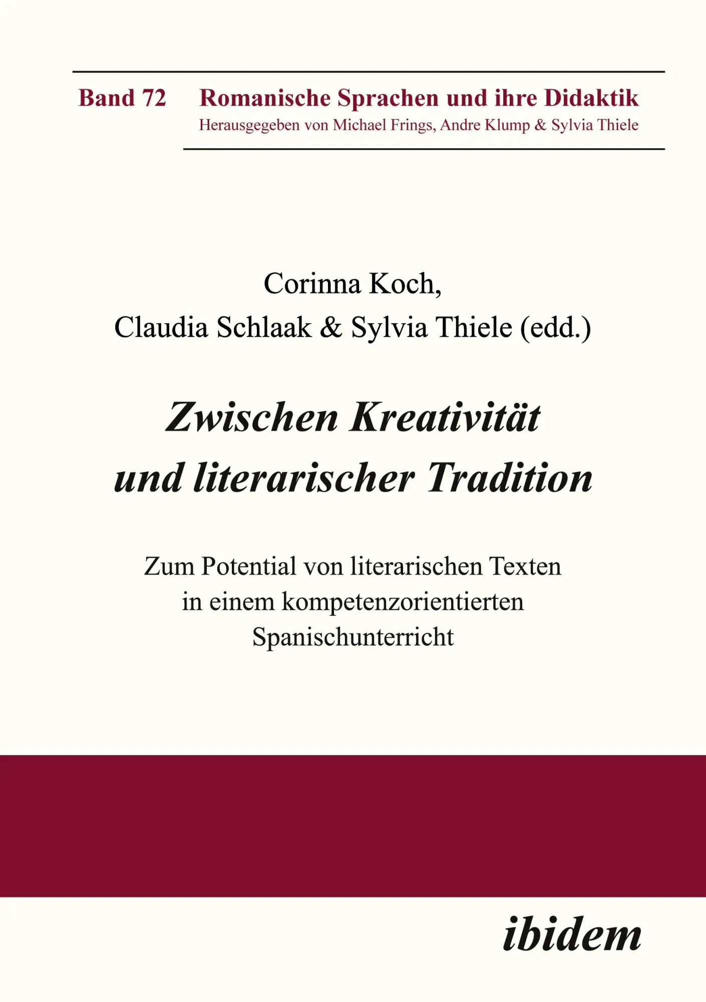Cover: 9783838212838 | Zwischen Kreativität und literarischer Tradition | Corinna Thiele Koch