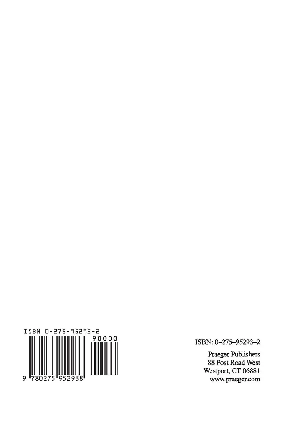 Rückseite: 9780275952938 | The Foresight Principle | Cultural Recovery in the 21st Century | Buch