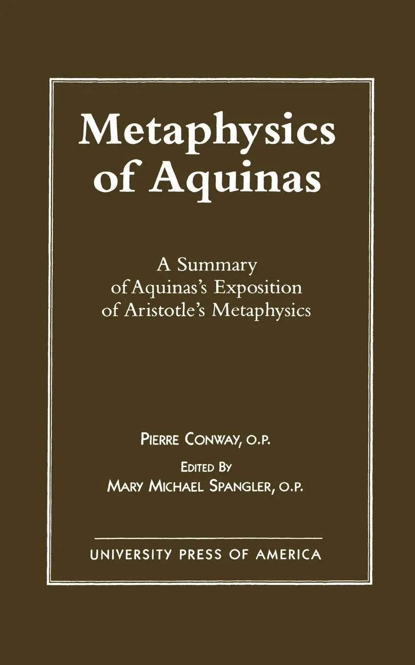 Cover: 9780761802938 | Metaphysics of Aquinas | Pierre Conway (u. a.) | Taschenbuch | 1996