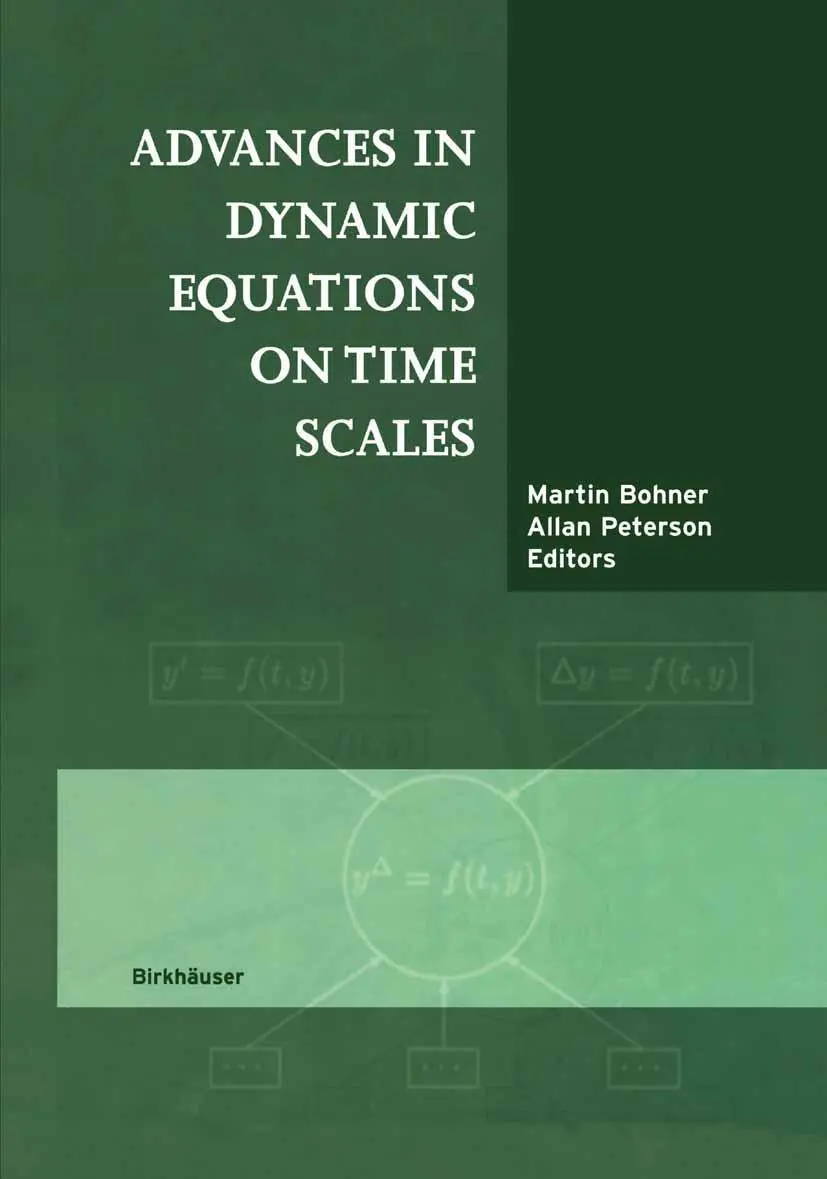 Cover: 9780817642938 | Advances in Dynamic Equations on Time Scales | Peterson (u. a.) | Buch