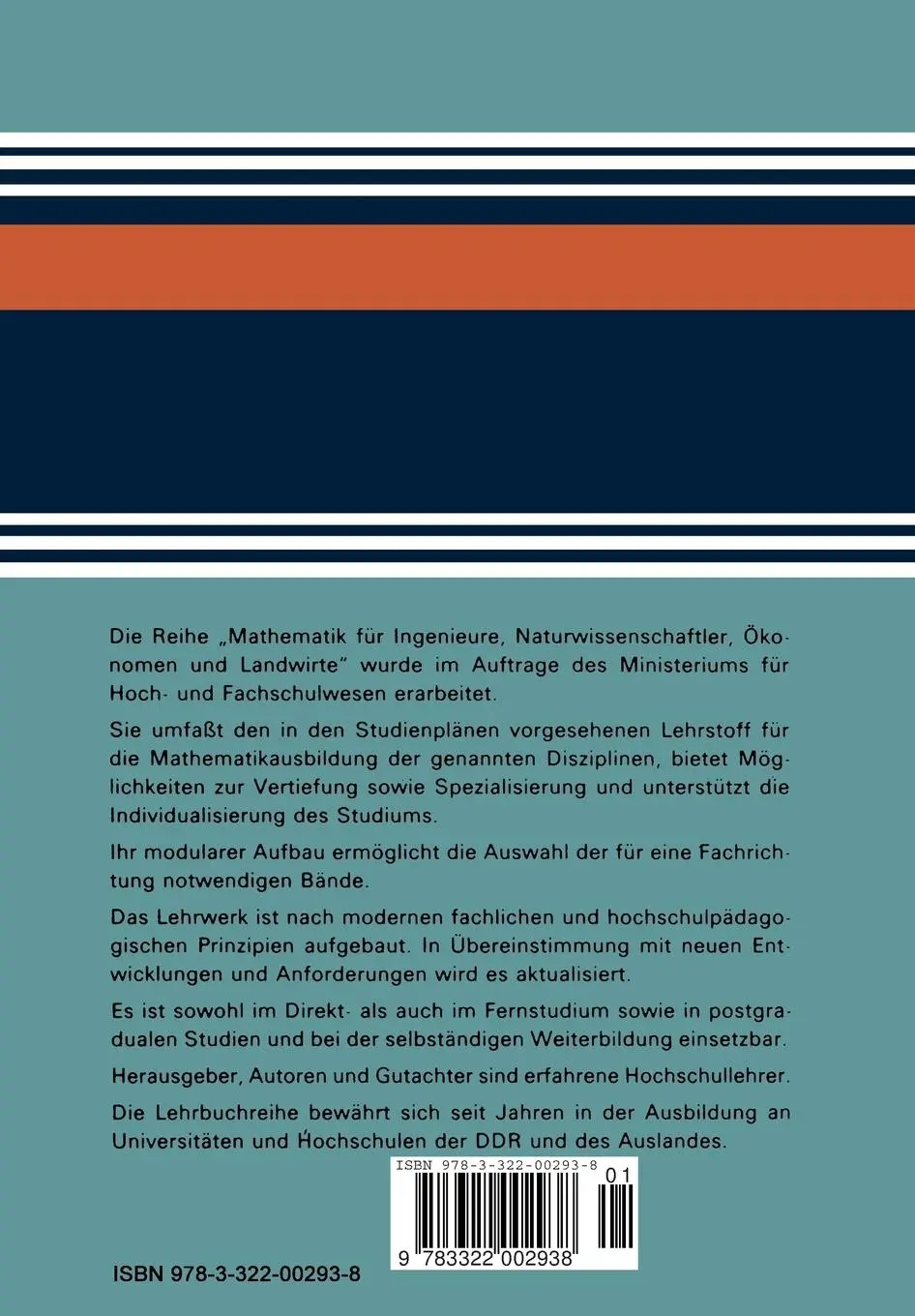Rückseite: 9783322002938 | Grundlagen der Mathematik, Abbildungen, Funktionen, Folgen | Buch