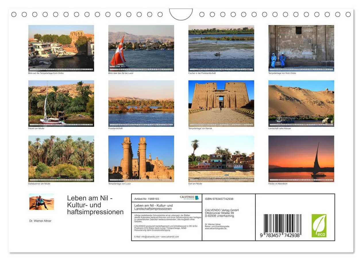 Bild: 9783457742938 | Leben am Nil - Kultur- und Landschaftsimpressionen (Wandkalender...