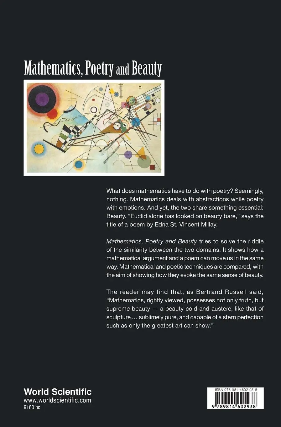 Rückseite: 9789814602938 | MATHEMATICS, POETRY AND BEAUTY | Aharoni Ron | Buch | Gebunden | 2014