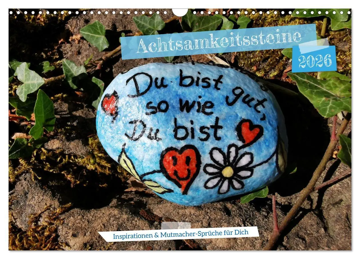 Cover: 9783457563038 | Achtsamkeitssteine - Inspirationen &amp; Mutmacher-Sprüche für Dich...