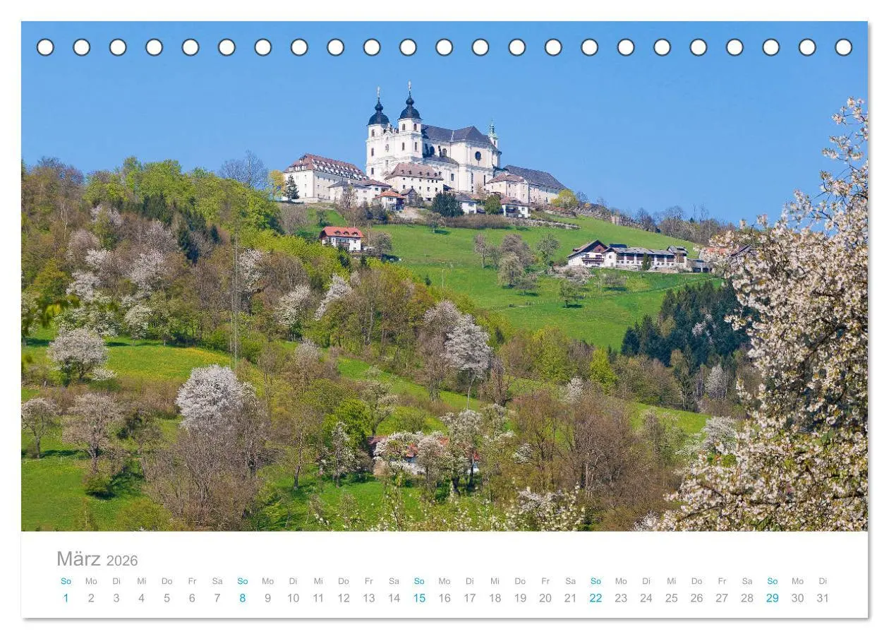 Bild: 9783457873038 | Österreich Rundreise (Tischkalender 2026 DIN A5 quer), CALVENDO...