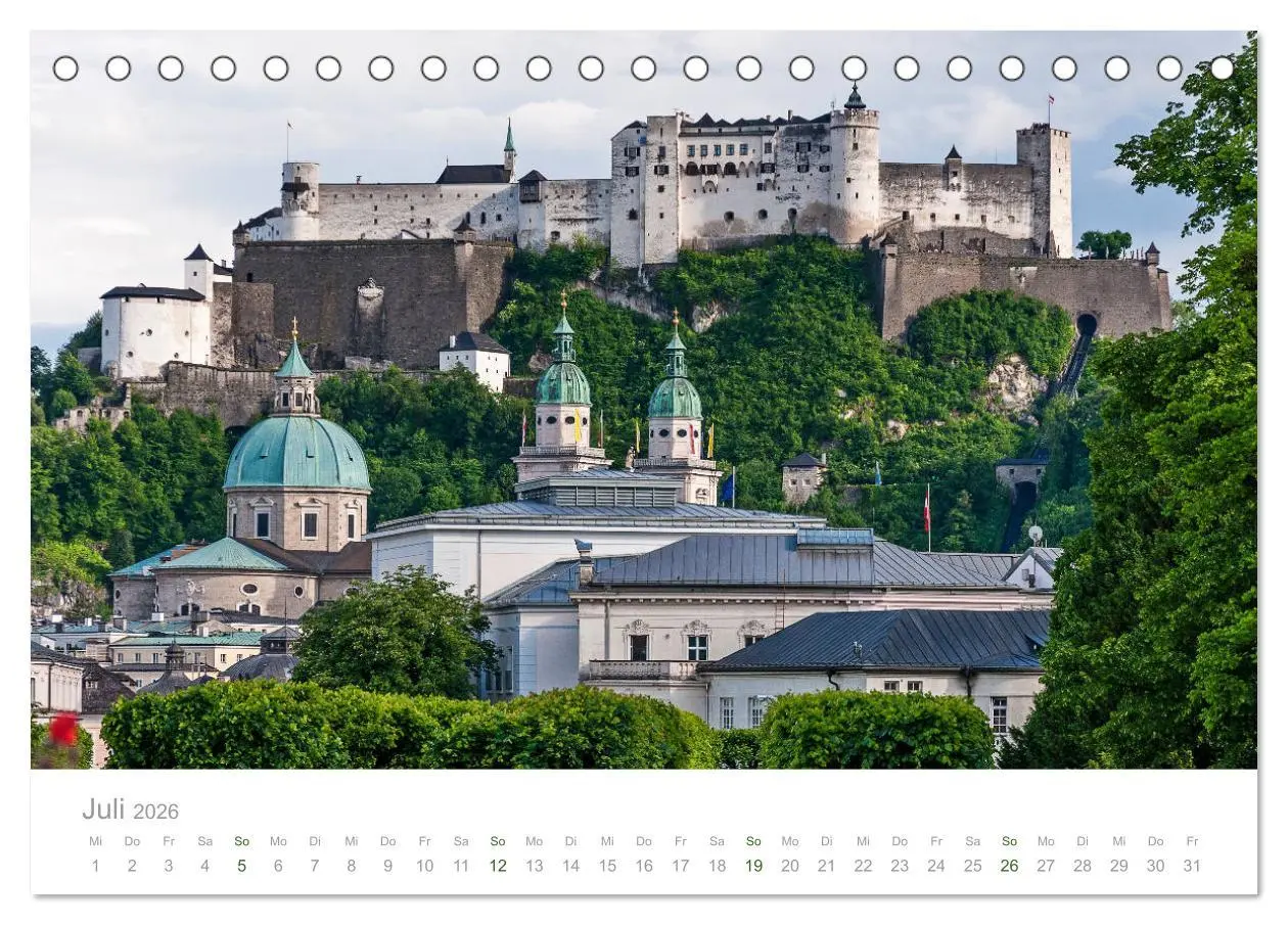 Bild: 9783457873038 | Österreich Rundreise (Tischkalender 2026 DIN A5 quer), CALVENDO...