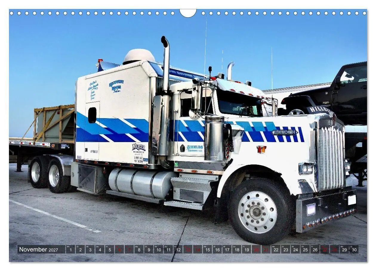 Bild: 9783516963038 | Amerikanische Lastwagen - Trucks (Wandkalender 2027 DIN A3 quer),...