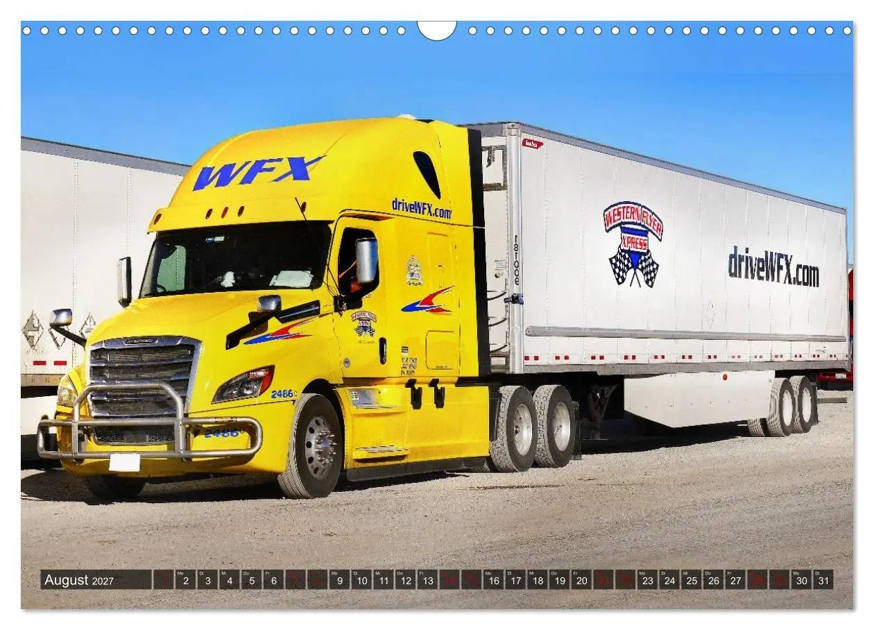 Bild: 9783516963038 | Amerikanische Lastwagen - Trucks (Wandkalender 2027 DIN A3 quer),...