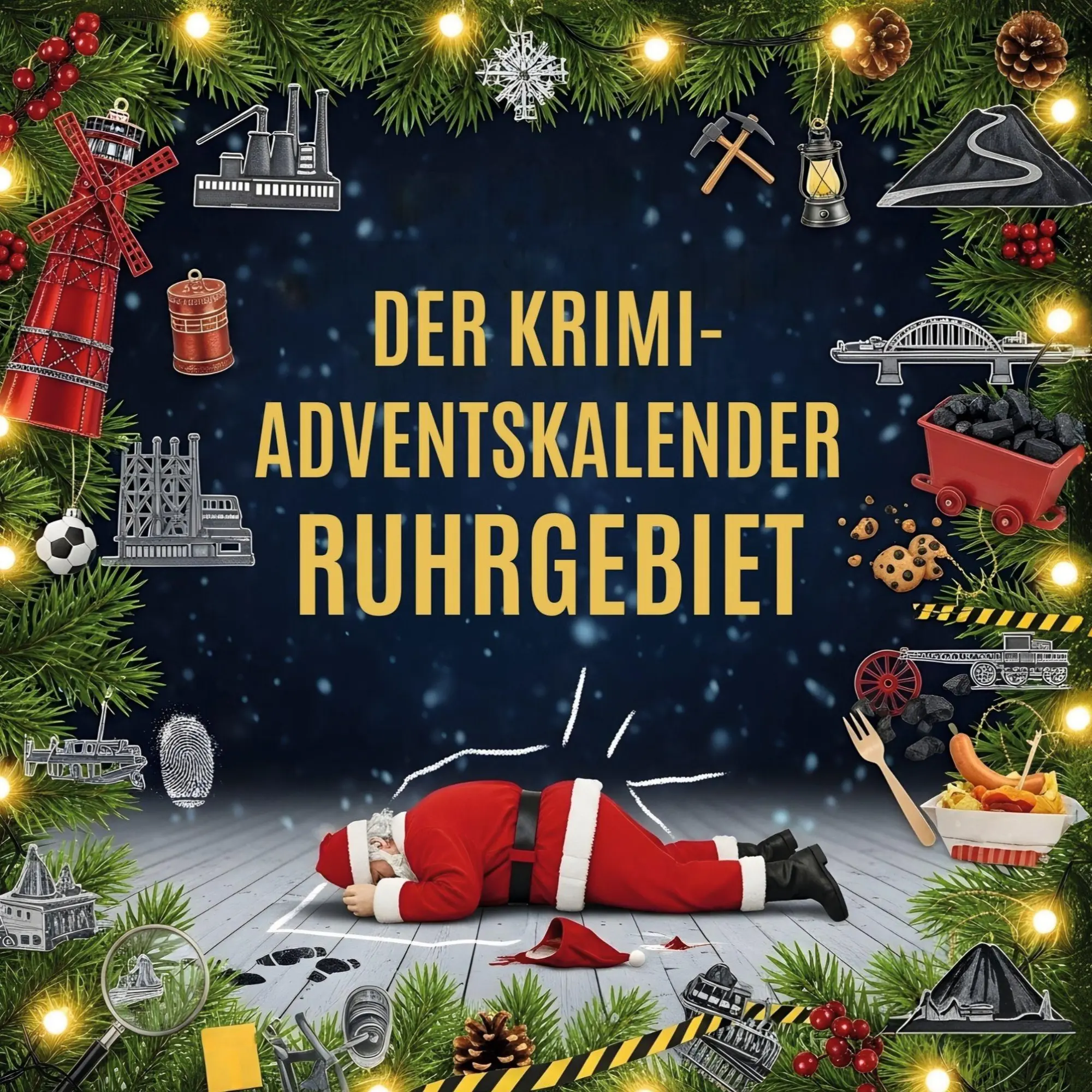 Cover: 9783695303038 | Der Krimi-Adventskalender Ruhrgebiet | Mordsverdächtig in 24 Akten