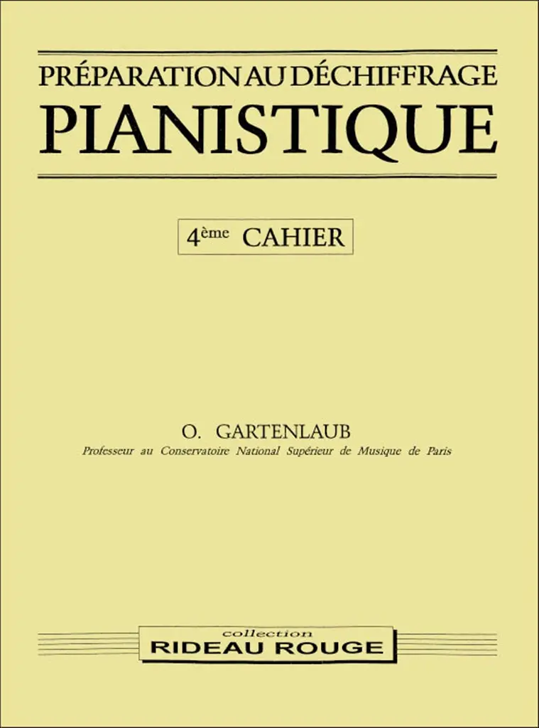 Cover: 9790231103038 | Préparation au Déchiffrage Pianistique Vol. 4 pour piano | Gartenlaub