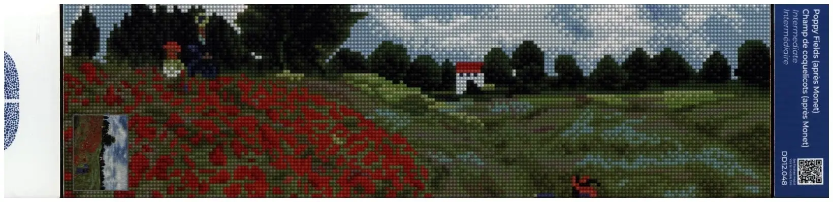 Cover: 4895225913138 | DIAMOND DOTZ - Diamond Painting Poppy Fields (Monet) | Claude Monet