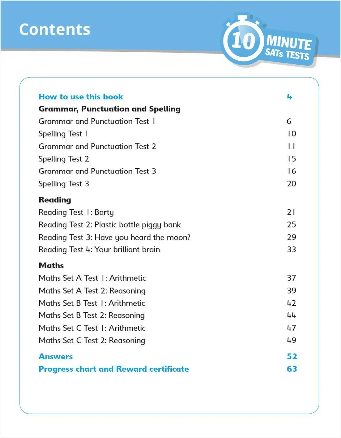 Bild: 9781407183138 | Grammar, Reading &amp; Maths 10-Minute Tests Ages 6-7 | Betts (u. a.)
