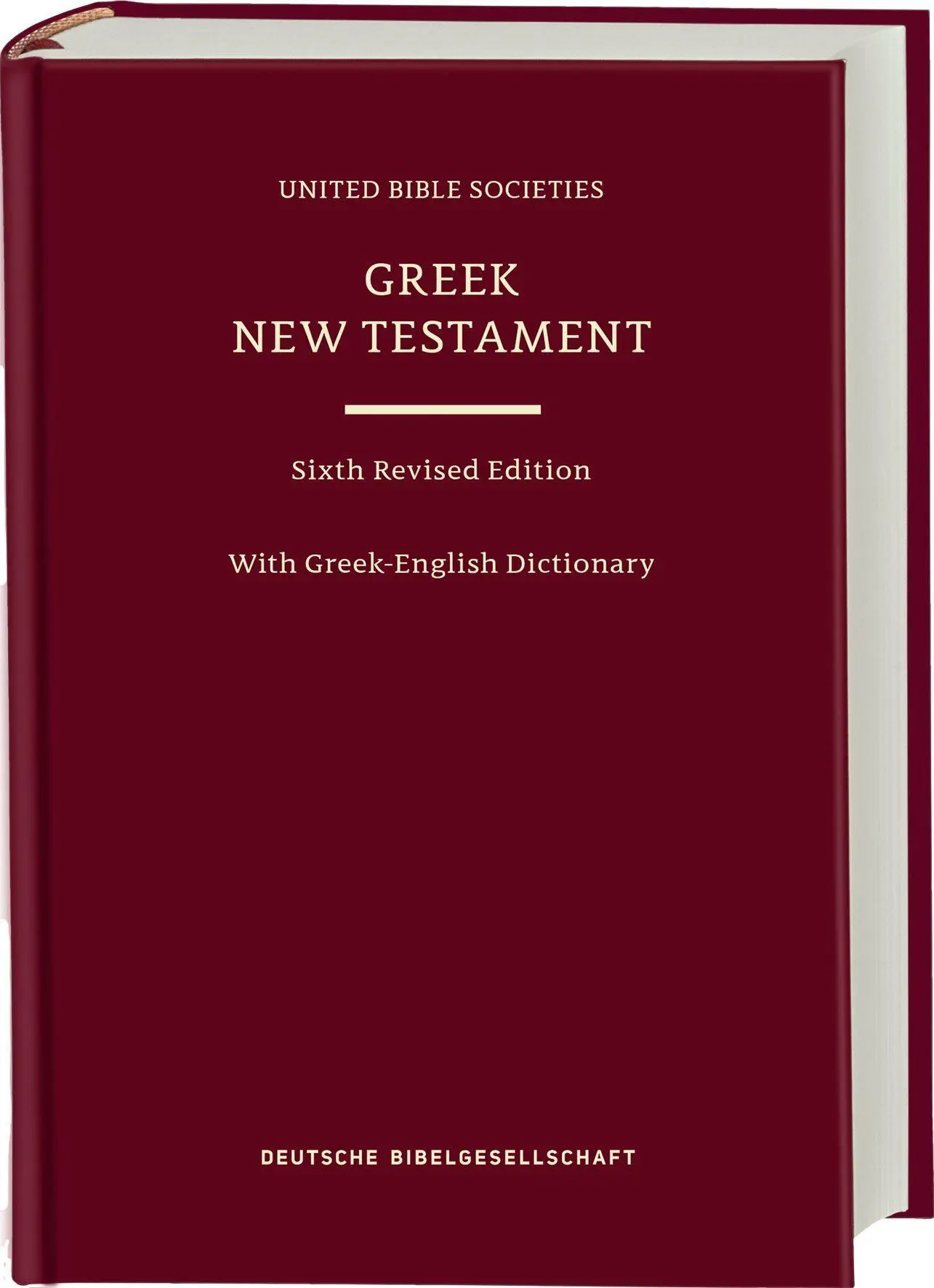 Cover: 9783438053138 | Greek New Testament GNT6. With Greek-English Dictionary | Newman
