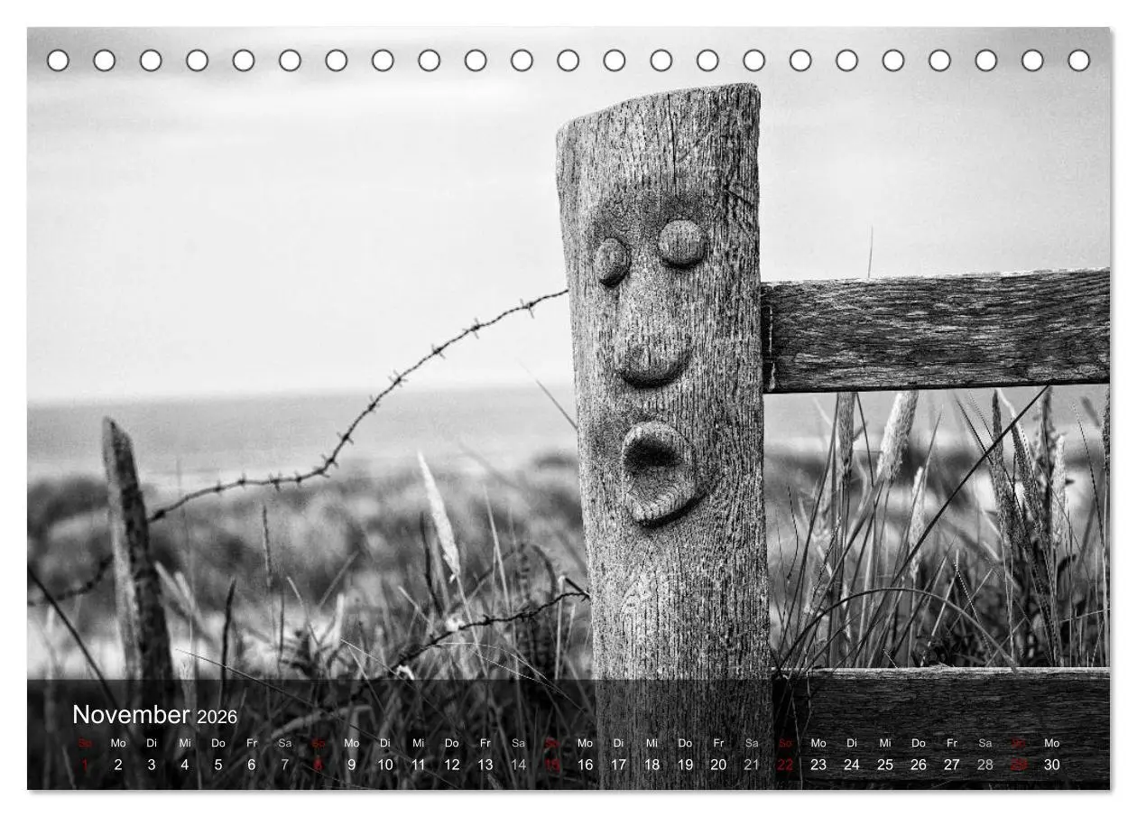 Bild: 9783457863138 | Wangerooge Noir (Tischkalender 2026 DIN A5 quer), CALVENDO...
