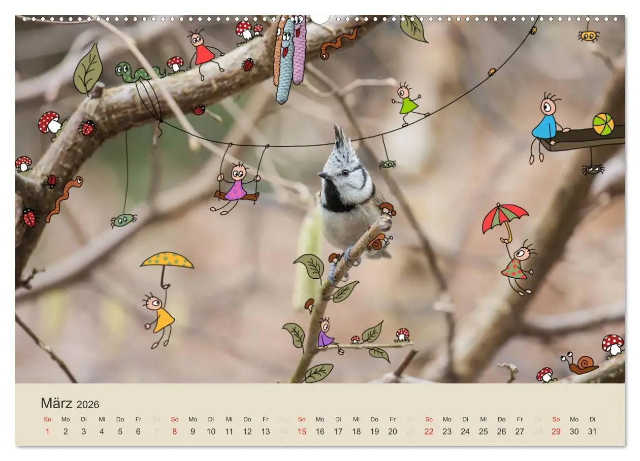 Bild: 9783516023138 | Das Leben der kleinen Pankies (hochwertiger Premium Wandkalender...