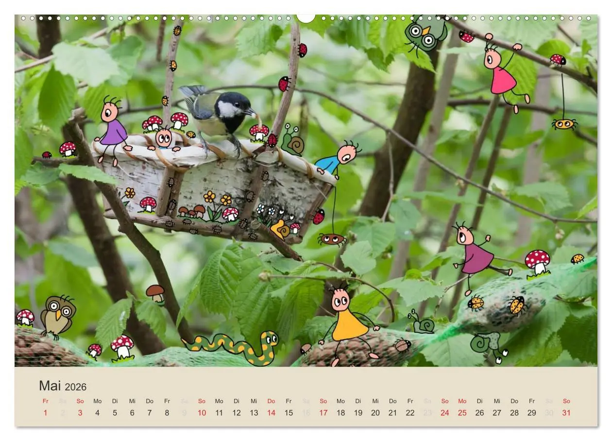 Bild: 9783516023138 | Das Leben der kleinen Pankies (hochwertiger Premium Wandkalender...